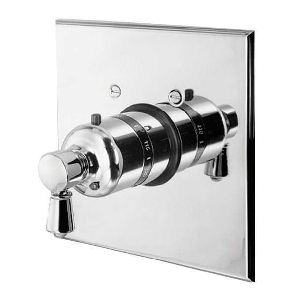 Newport Brass Metropole 3-1204TS 3/4" Square Thermostatic Trim Plate with Handle - Stellar Hardware and Bath 