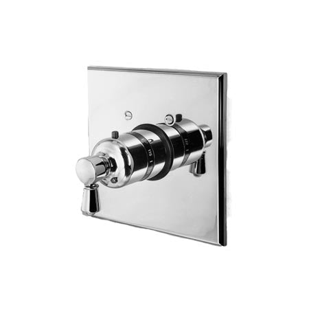 Metropole - 3-1204TS 3/4" Square Thermostatic Trim Plate with Handle - Stellar Hardware and Bath 