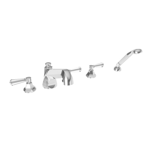 Newport Brass Metropole 3-1237 Roman Tub Faucet with Hand Shower - Stellar Hardware and Bath 