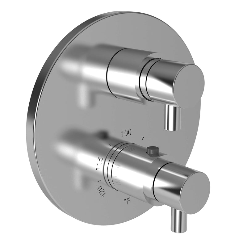 Newport Brass East Linear 3-1503TR 1/2" Round Thermostatic Trim Plate with Handle - Stellar Hardware and Bath 