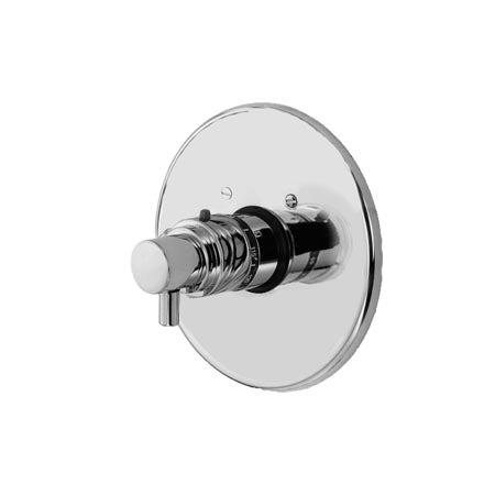 East Linear - 3-1504TR 3/4" Round Thermostatic Trim Plate with Handle - Stellar Hardware and Bath 