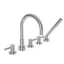 East Linear - 3-1507 Roman Tub Faucet with Hand Shower - Stellar Hardware and Bath 