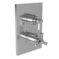 Miro - 3-1603TS 1/2" Square Thermostatic Trim Plate with Handle - Stellar Hardware and Bath 