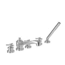 Newport Brass Miro 3-1607 Roman Tub Faucet with Hand Shower - Stellar Hardware and Bath 