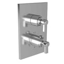 Newport Brass Miro 3-1623TS 1/2" Square Thermostatic Trim Plate with Handle - Stellar Hardware and Bath 