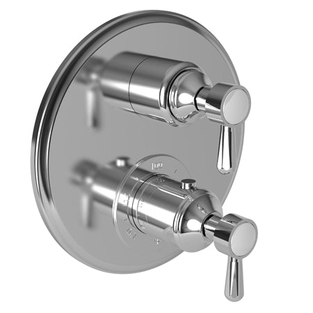 Astaire - 3-1663TR 1/2" Round Thermostatic Trim Plate with Handle - Stellar Hardware and Bath 