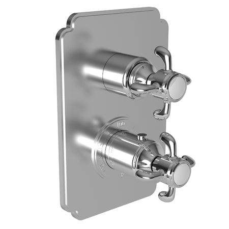 Newport Brass Virginia 3-1683TS 1/2" Square Thermostatic Trim Plate with Handle - Stellar Hardware and Bath 