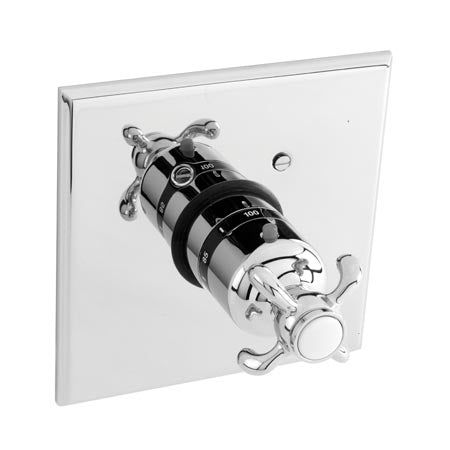 Newport Brass Virginia 3-1684TS 3/4" Square Thermostatic Trim Plate with Handle - Stellar Hardware and Bath 
