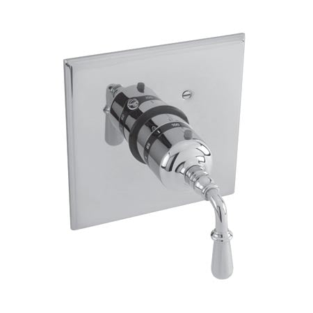 Bevelle - 3-1744TS 3/4" Square Thermostatic Trim Plate with Handle - Stellar Hardware and Bath 