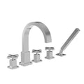 Secant - 3-2067 Roman Tub Faucet with Hand Shower - Stellar Hardware and Bath 