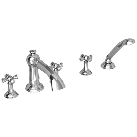 Newport Brass Aylesbury 3-2407 Roman Tub Faucet with Hand Shower - Stellar Hardware and Bath 