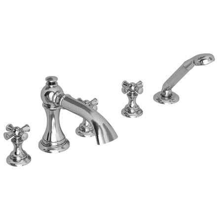 Newport Brass Sutton 3-2447 Roman Tub Faucet with Hand Shower - Stellar Hardware and Bath 