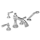 Sutton - 3-2457 Roman Tub Faucet with Hand Shower - Stellar Hardware and Bath 