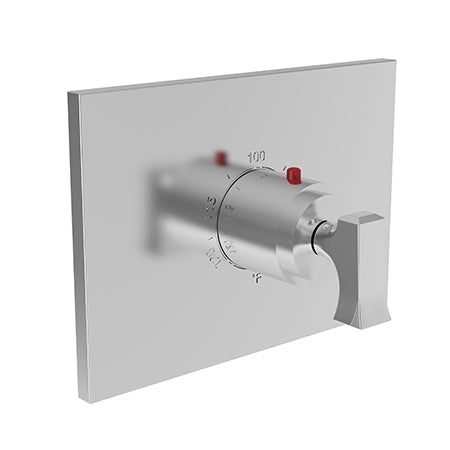 Newport Brass Joffrey 3-2574TS 3/4" Square Thermostatic Trim Plate with Handle - Stellar Hardware and Bath 