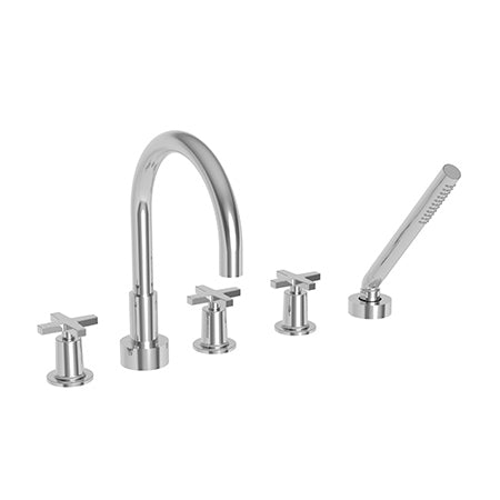 Newport Brass Dorrance 3-2987 Roman Tub Faucet with Hand Shower - Stellar Hardware and Bath 