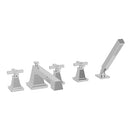 Malvina - 3-3157 Roman Tub Faucet with Hand Shower - Stellar Hardware and Bath 