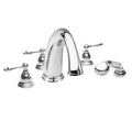 Seaport - 3-857C Roman Tub Faucet with Hand Shower - Stellar Hardware and Bath 