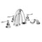 Seaport - 3-857C Roman Tub Faucet with Hand Shower - Stellar Hardware and Bath 