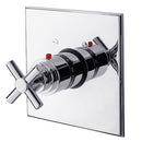 Newport Brass East Linear 3-994TS 3/4" Square Thermostatic Trim Plate with Handle - Stellar Hardware and Bath 