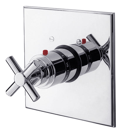 East Square - 3-994TS 3/4" Square Thermostatic Trim Plate with Handle - Stellar Hardware and Bath 