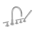 East Linear - 3-997L Roman Tub Faucet with Hand Shower - Stellar Hardware and Bath 