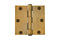 Emtek 92013 Square Corner Heavy Duty Steel Hinges 3 1/2'' x 3 1/2'' - Stellar Hardware and Bath 