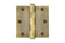 Emtek 96113_ Square Corner Residential Duty Solid Brass Hinges 3 1/2'' x 3 1/2'' - Stellar Hardware and Bath 