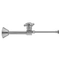 Quarter Turn Ceramic Disc Straight 1/2" Copper (Sweat fit) x 3/8" O.D. Toilet Supply Kit with Cross Handle and 20" Supply Tube - Stellar Hardware and Bath 