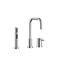 DornBracht META.02 Two-hole mixer with individual flanges with side spray set - Stellar Hardware and Bath 