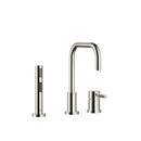 DornBracht META.02 Two-hole mixer with individual flanges with side spray set - Stellar Hardware and Bath 