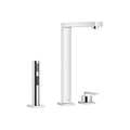 DornBracht LOT wo-hole mixer with individual flanges with side spray set - Stellar Hardware and Bath 