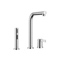 DornBracht ELIO Two-hole mixer with individual flanges with side spray set - Stellar Hardware and Bath 