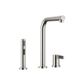 DornBracht ELIO Two-hole mixer with individual flanges with side spray set - Stellar Hardware and Bath 