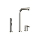 DornBracht ELIO Two-hole mixer with individual flanges with side spray set - Stellar Hardware and Bath 