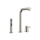 DornBracht ELIO Two-hole mixer with individual flanges with side spray set - Stellar Hardware and Bath 