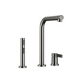 DornBracht ELIO Two-hole mixer with individual flanges with side spray set - Stellar Hardware and Bath 