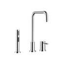 DornBracht META.02 Two-hole mixer with individual flanges with side spray set - Stellar Hardware and Bath 