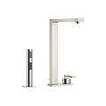 DornBracht LOT Two-hole mixer with cover plate with side spray set - Stellar Hardware and Bath 