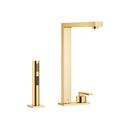 DornBracht LOT Two-hole mixer with cover plate with side spray set - Stellar Hardware and Bath 