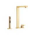 DornBracht LOT Two-hole mixer with cover plate with side spray set - Stellar Hardware and Bath 