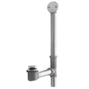 Brass Tub Drain Bottom Outlet Standard Toe Control with Faceplate (2 Hole) Tub Waste - Stellar Hardware and Bath 