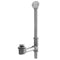 Brass Tub Drain Bottom Outlet Standard Toe Control with Faceplate (2 Hole) Tub Waste - Stellar Hardware and Bath 