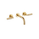 DornBracht Tara.Wall-mounted three-hole lavatory mixer without drain - Stellar Hardware and Bath 