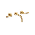 DornBracht TARA Wall-mounted three-hole lavatory mixer without drain - Stellar Hardware and Bath 