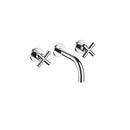 DornBracht Tara. Wall-mounted three-hole lavatory mixer without drain - Stellar Hardware and Bath 