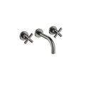 DornBracht Tara. Wall-mounted three-hole lavatory mixer without drain - Stellar Hardware and Bath 