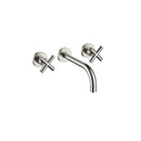 DornBracht Tara. Wall-mounted three-hole lavatory mixer without drain - Stellar Hardware and Bath 