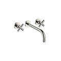 DornBracht Tara. Wall-mounted three-hole lavatory mixer without drain - Stellar Hardware and Bath 