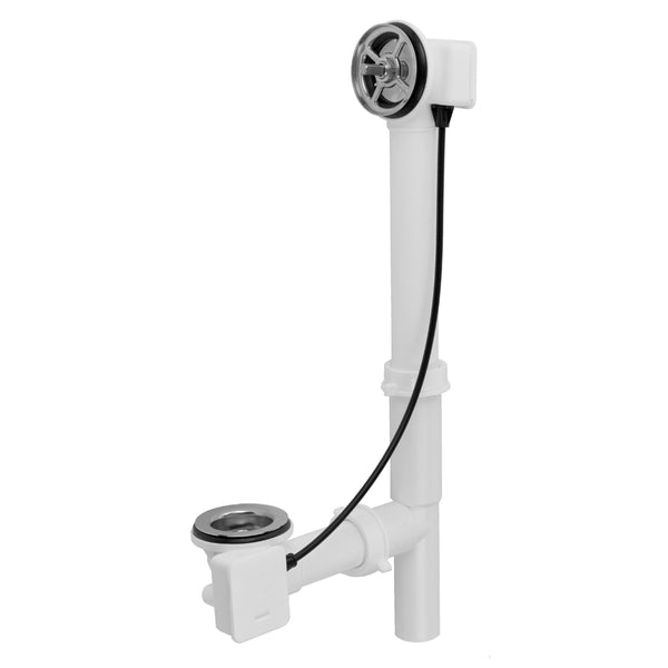 PVC Tubular Bath Waste and Overflow Subassembly (Geberit) - Stellar Hardware and Bath 