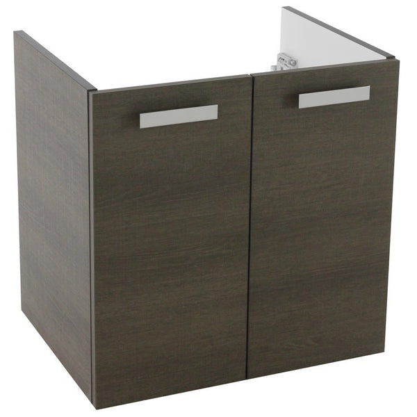22 Inch Wall Mount Grey Oak Bathroom Vanity Cabinet - Stellar Hardware and Bath 